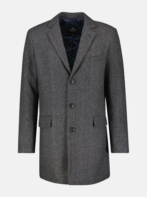 Lerros LRS Mantel In Fischgrat-Optik