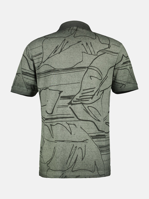 Lerros Poloshirt *Floral Lines*
