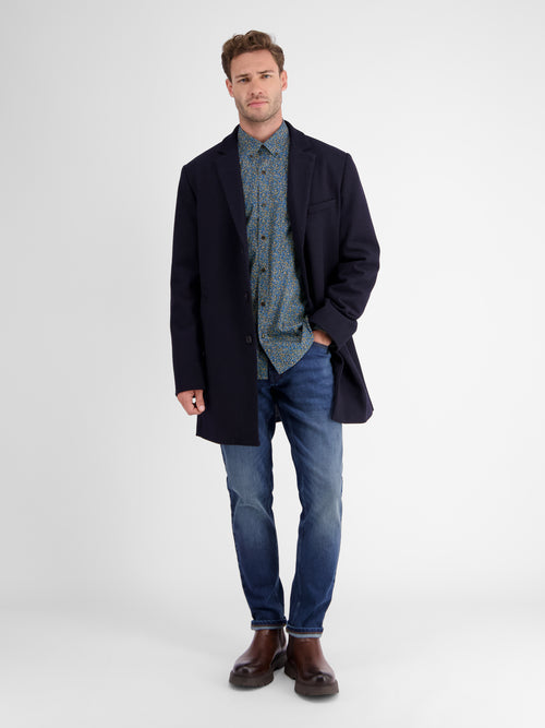 Lerros Poplinhemd Mit Floralem Minimalprint