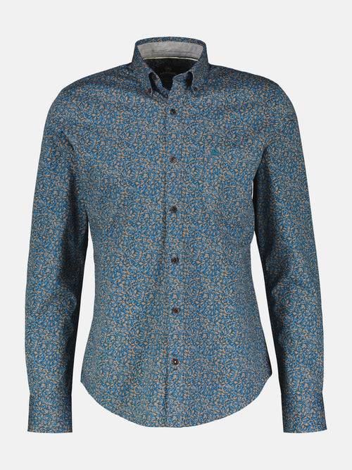 Lerros Poplinhemd Mit Floralem Minimalprint