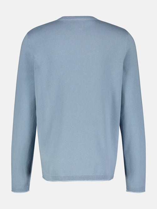 Lerros Rundhalspullover Flachstrick