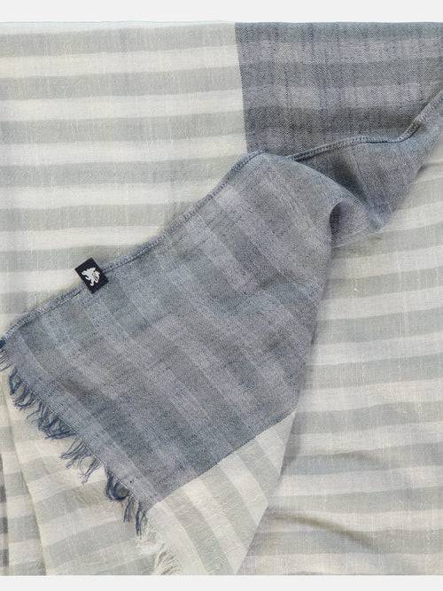 Lerros Schal, Schmal Und Breit Gestreift