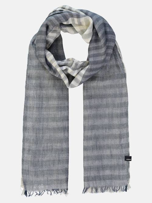 Lerros Schal, schmal und breit gestreift