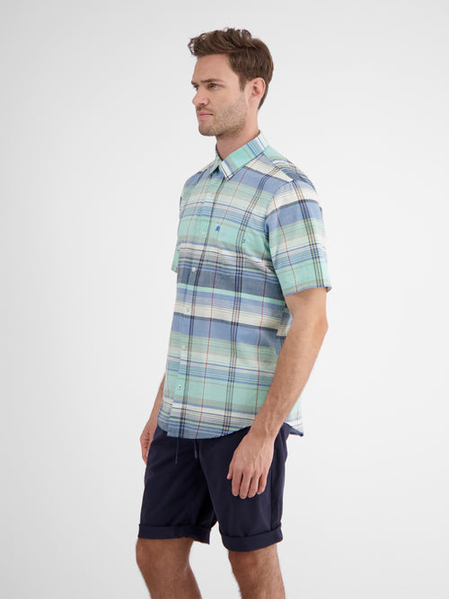 Lerros Sommerhemd Mit Großem Karomuster