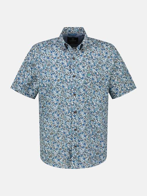 Lerros Sommerlich Bedrucktes Halbarmhemd
