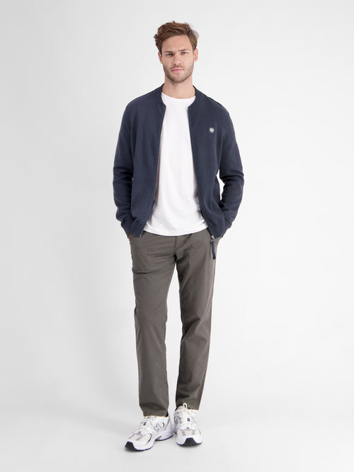 Lerros Strickjacke Mit College Kragen Für Herren