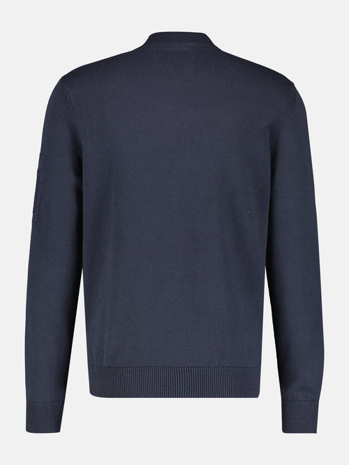 Lerros Strickjacke Mit College Kragen Für Herren