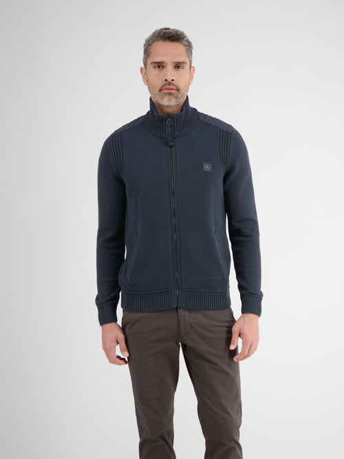 Lerros Strickjacke unifarben