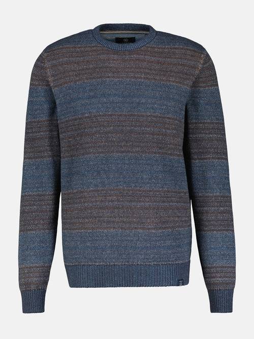 Lerros Strickpullover In Melange-Streifenoptik