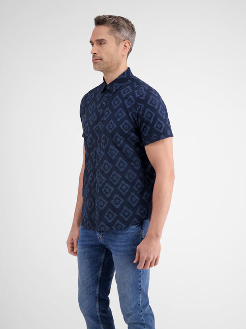 Lerros Strukturiertes Hemd Mit Grafischem Druck