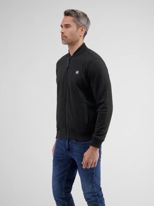 Lerros Sweatjacke Mit Collegekragen