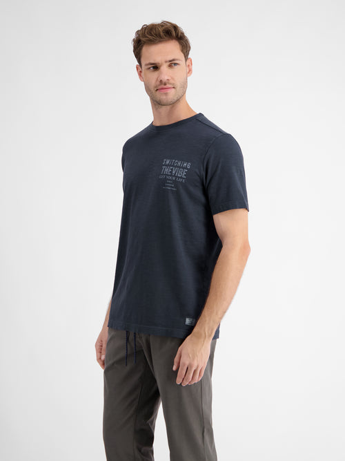 Lerros T-Shirt Für Herren Mit Brustprint