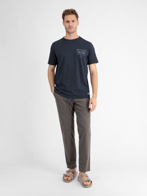 Lerros T-Shirt Für Herren Mit Brustprint