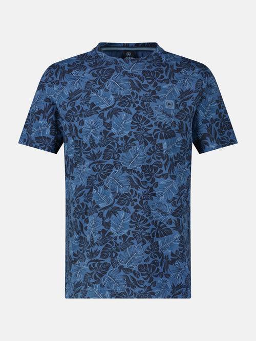 Lerros T-Shirt Für Herren Mit Floralem Print
