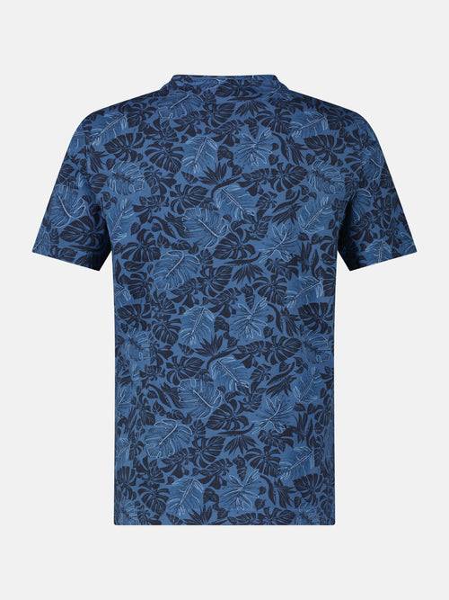 Lerros T-Shirt Für Herren Mit Floralem Print