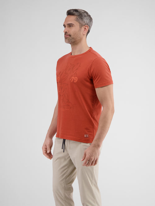 Lerros T-Shirt Mit Brust-Print