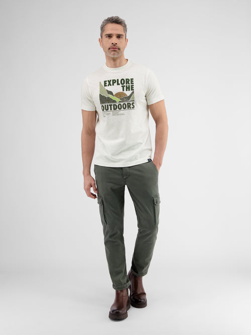 Lerros T-Shirt Mit Outdoor-Brustprint