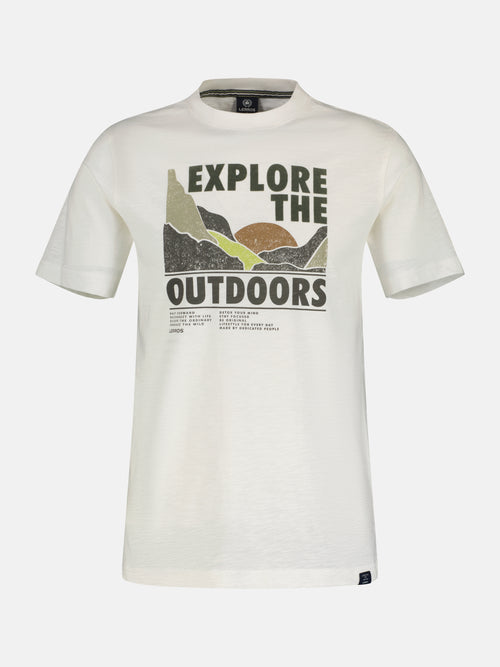 Lerros T-Shirt Mit Outdoor-Brustprint