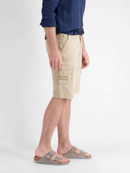 Lerros Unifarbene Cargobermuda Mit Gürtel