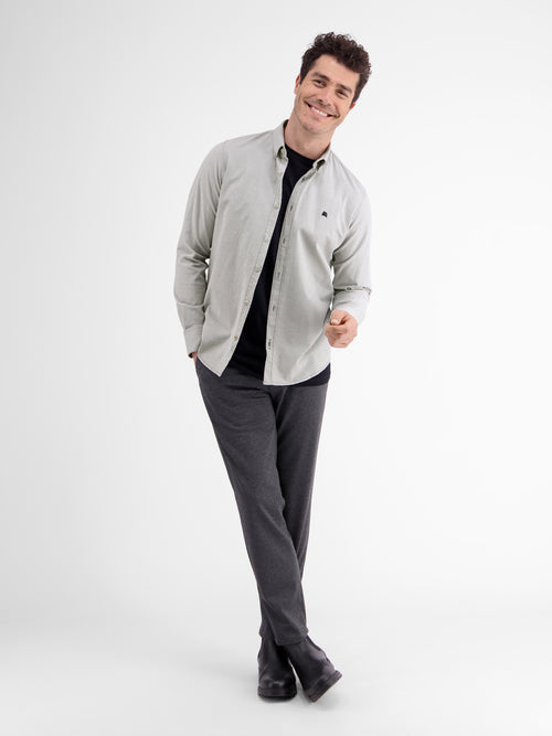 Lerros Unifarbenes Oxfordhemd