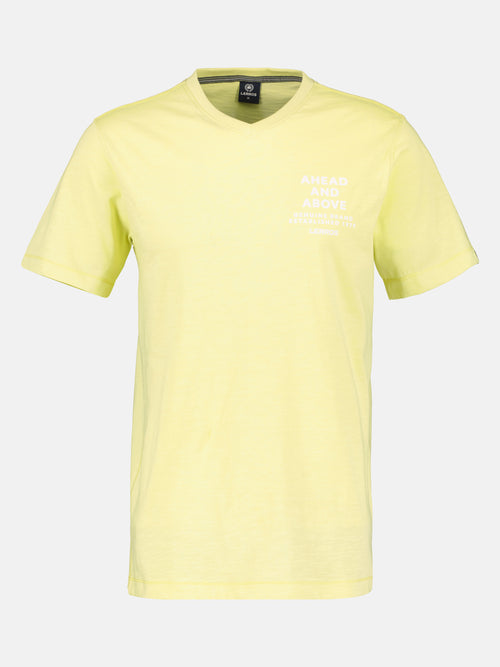 Lerros V-Neck-Shirt mit Brustprint