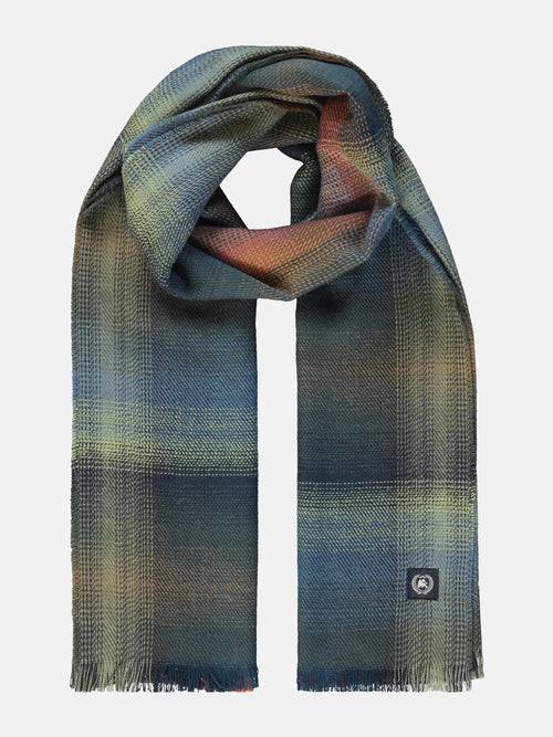 Lerros Webschal mit Wollanteil, Multicolor-Check