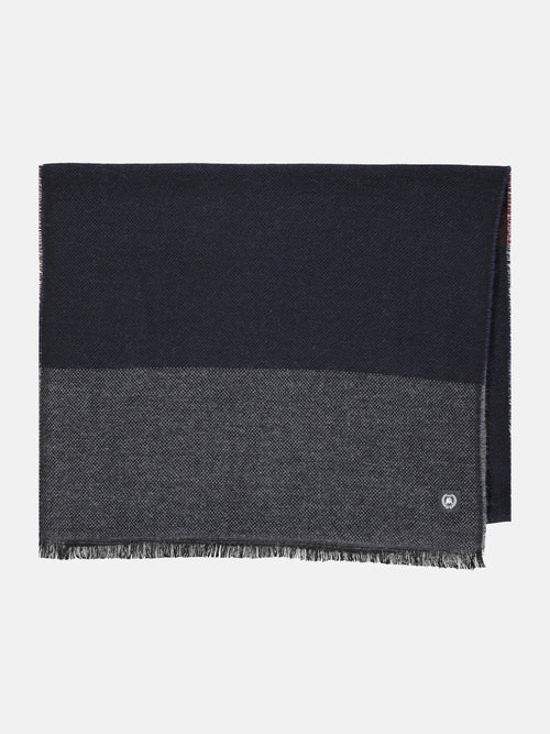 Lerros Wollschal Mit Breiten Blockstreifen