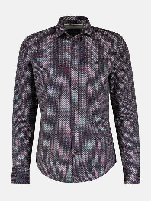 Lerros Modisches Hemd Mit Geometrischem Muster Und Haifischkragen