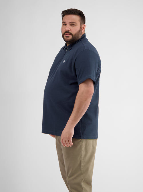 Lerros Poloshirt In Cool & Dry Qualität, Mit Reißverschlusskragen