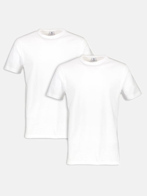Lerros Rundhals Doppelpack T-Shirt Für Herren In Premium Baumwollqualität