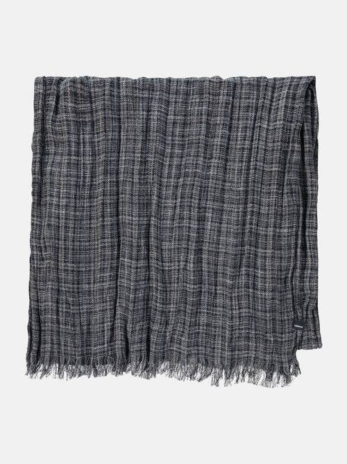 Lerros Schal Mit Kleinem Karomuster In Knitteroptik