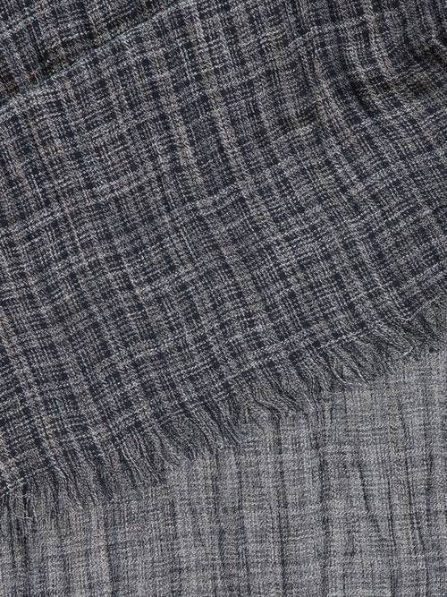 Lerros Schal Mit Kleinem Karomuster In Knitteroptik