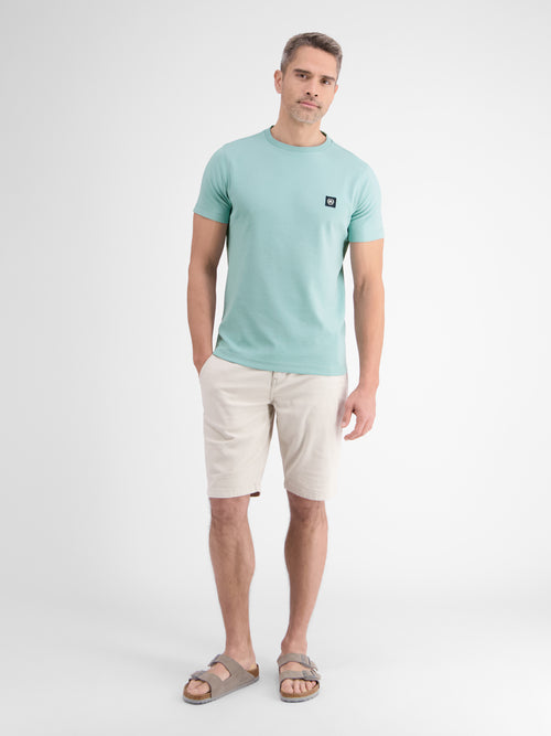 Lerros Unifarbenes Herren T-Shirt In Cool & Dry Qualität