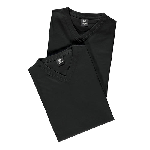 Lerros V-Neck Doppelpack Herren T-Shirt In Premium Baumwollqualität