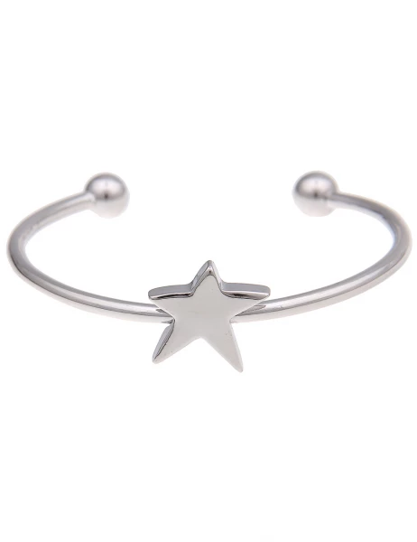 Leslii -50% SALE Armband Armreif Glanz-Stern in Silber