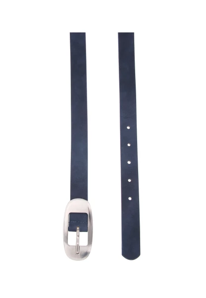 -50% SALE! Leslii Damen-Gürtel After Wave Classic Blauer Gürtel Breite 3cm Silber Blau