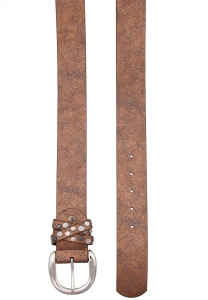 -50% SALE Leslii Damen-Gürtel Single Rivet Polyurethan Breite 3,8cm 500510614