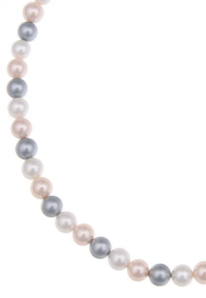 -50% SALE Leslii Damen-Kette Perlen-Collier Kurze Halskette Perlen Classic In Multi