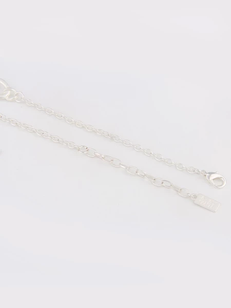 -50% SALE Leslii Damen-Kette Statement Glieder Kurze Halskette Modeschmuck Silber Schwarz Grau