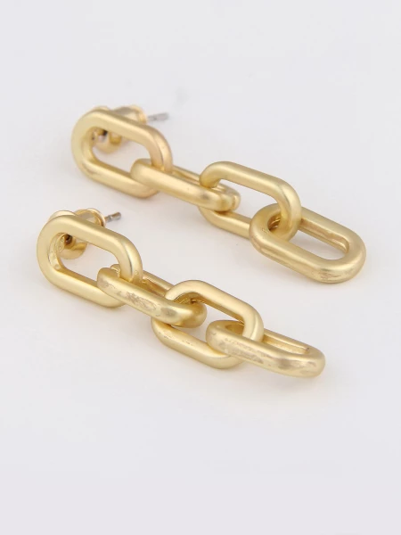 -50% SALE Leslii Damen-Ohrringe Ohrhänger Glieder-Ohrringe Ohrschmuck Goldene Modeschmuck-Ohrringe G