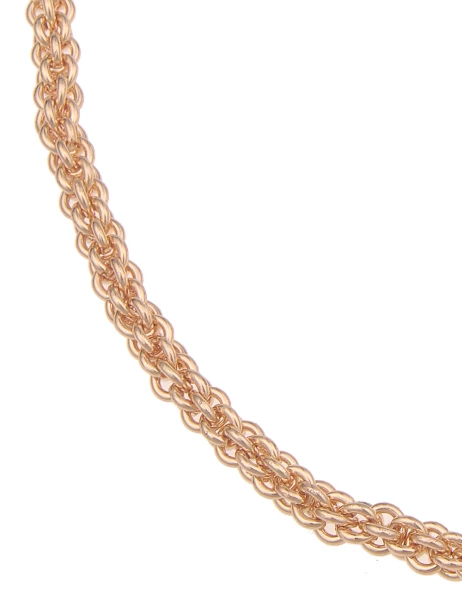 -50% SALE Leslii Glieder-Kette Kurze-Halskette Collier Goldene Modeschmuck-Kette Gold