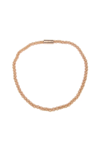 -50% SALE Leslii Glieder-Kette Kurze-Halskette Collier Goldene Modeschmuck-Kette Gold