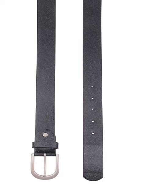 -50% SALE Leslii Gürtel Glitzer Schimmer Schwarz | Damen-Gürtel Mode-Accessoire | Breite 3,2cm