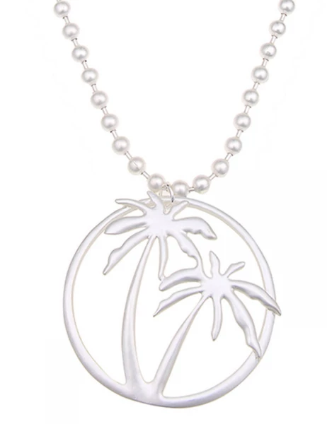 -50% SALE Leslii Lange Halskette Summer Feeling In Silber