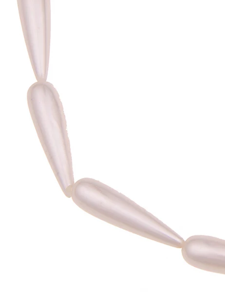 -50% SALE Leslii Premium Quality Kurze Halskette Perlen Tropfen In Weiß