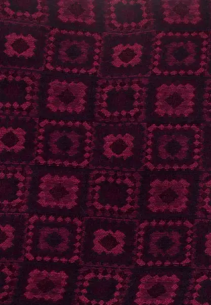 -50% SALE Leslii Schal Kachel-Muster Pinker Schal Fransen-Schal Gemustert In Fuchsia Pink Lila