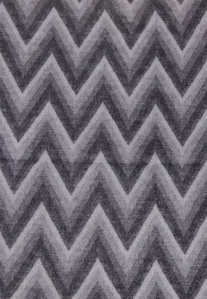 -50% SALE Leslii Schal Zickzack-Muster Gemusterter Fransen-Schal Muster-Schal In Schwarz Grau