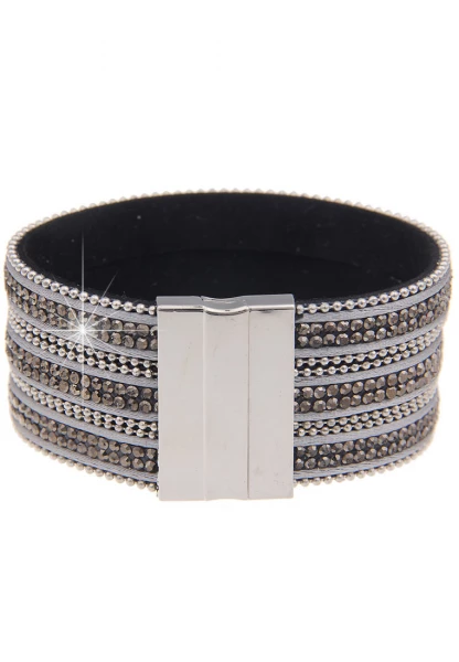 Leslii Last Chance Armband Statement Strass - 13/grau