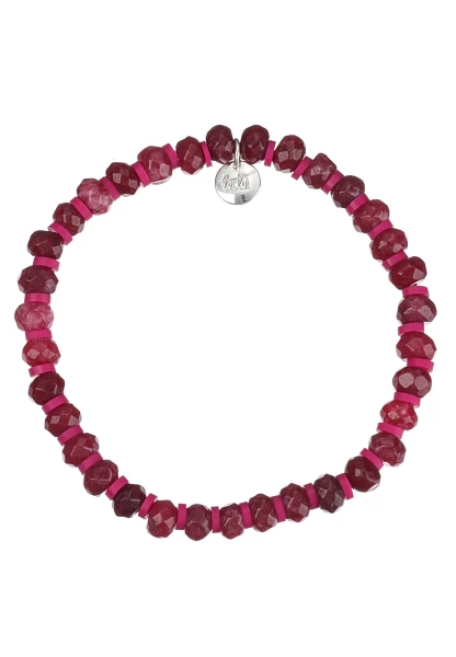 Leslii Armband Glasperlen in Rot