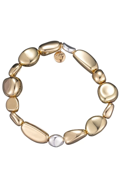 Leslii Armband gold Metallelemente